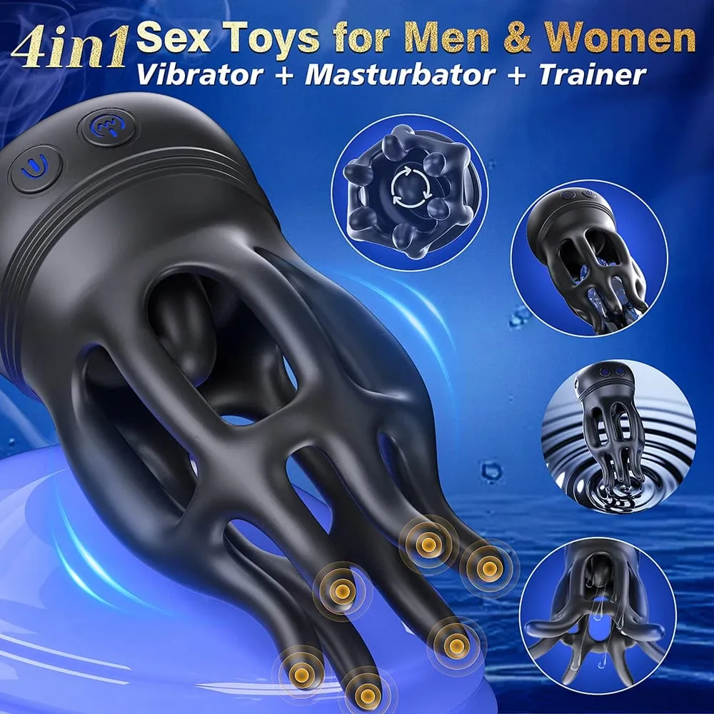 10 Mode ng Penis Delay Trainer Exerciser Glans Stimulater Massager Mens Vibrator Male Masturbator Equipment Mga Laruan na Pang-adulto Para sa Mga Lalaki — image 5