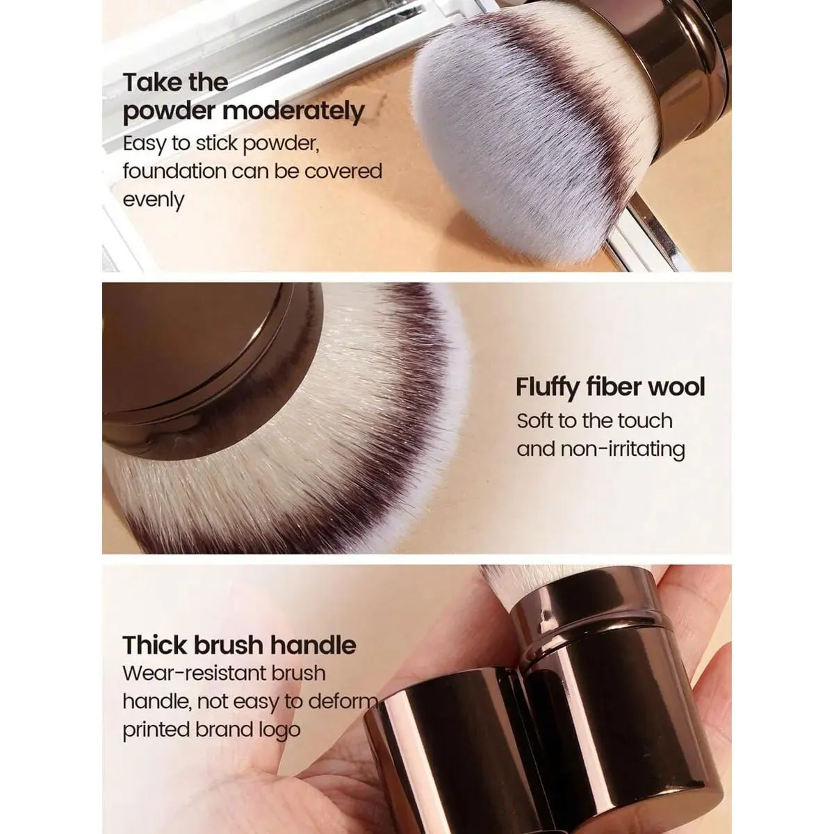 1pcs Retractable Blush Brush Kabuki Foundation Brush Soft Fluffy Powder Contour Makeup Brushes Portable Makeup Tools — image 5