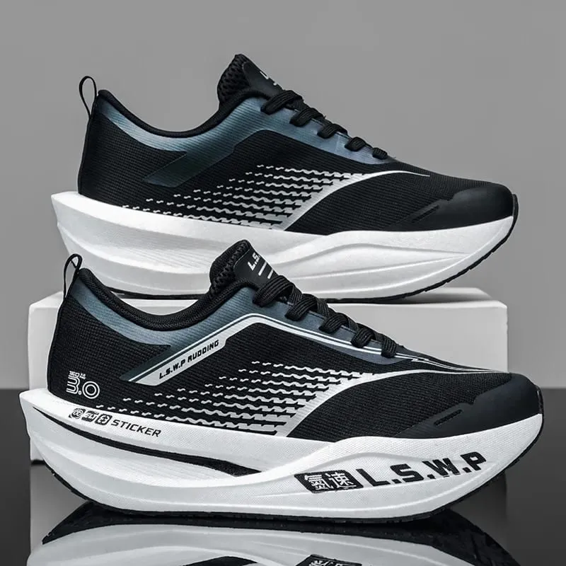 Men Casual Running Shoes Marathon Athletic Trail Sports Outdoor Carbon Plate Breathable Lightweight Comfortable Women's Sneakers — image 2