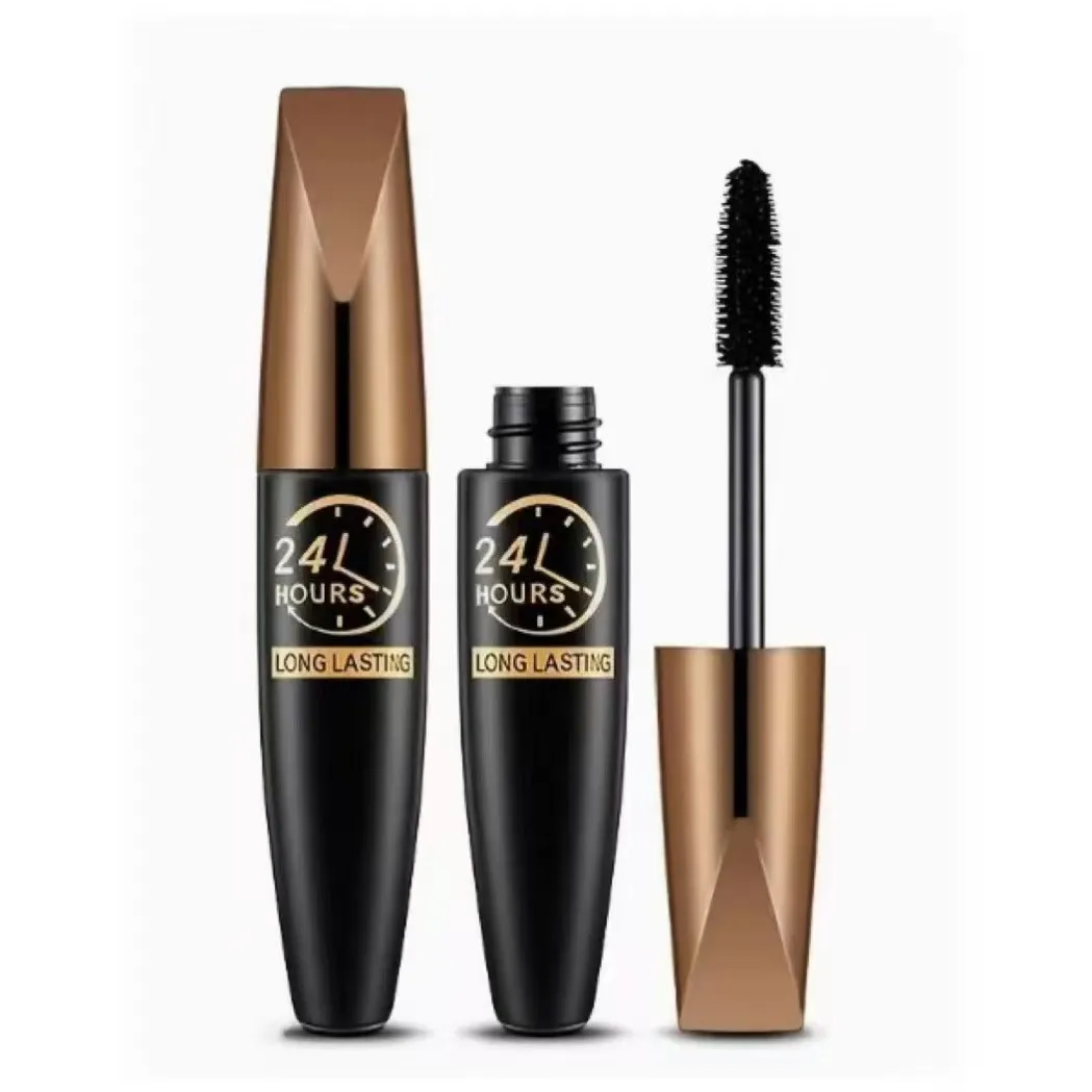 5D Eye Black Voděodolná řasenka prodlužující řasy Prodlužující řasy Silk Fiber Mascara Oční make-up pro ženy Kosmetický korejský make-up — image 4