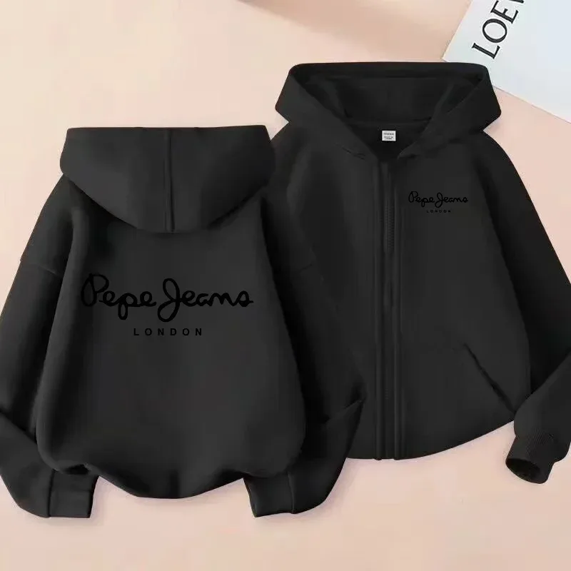 2026 Men's and Women's Cardigans Hooded Zippered Hoodies Sportswear Casual Fashionable Playful Loose Outerwear Clothing — image 3