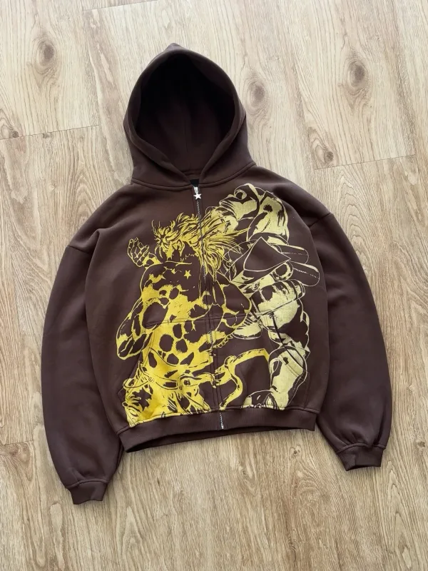 Y2k Jojo Bizarre Adventure Anime Hoodie Harajuku Oversized Sticky Fingers Hoodies Women Men Streetwear Couple Hip Hop Sweatshirt — image 14