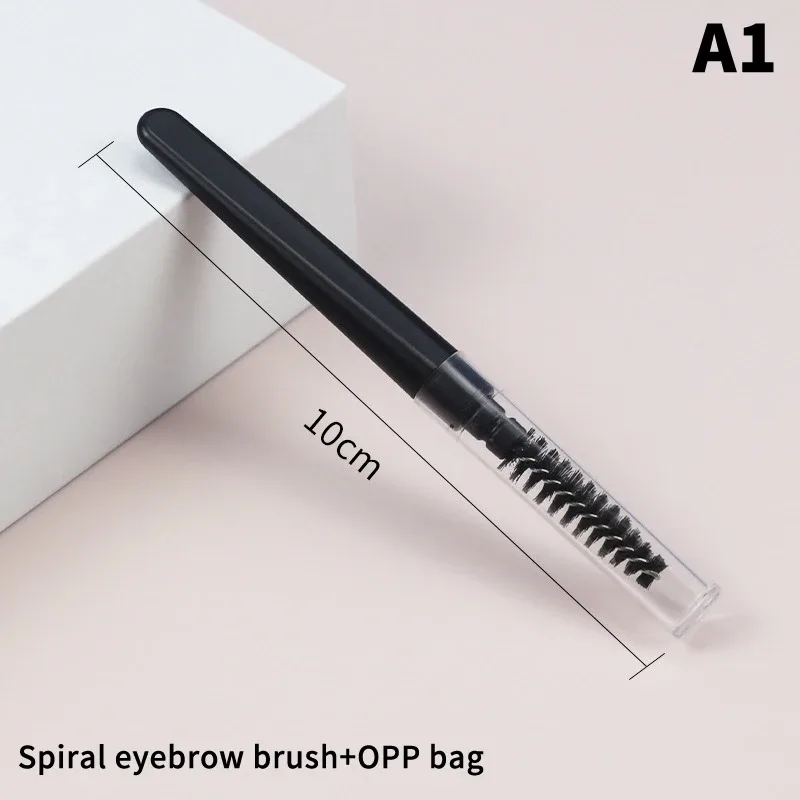★▲1PC Portable Eyeshadow Makeup Brushes Travel Size Makeup Brushes Eyebrow Silicone Glit Essential Cosmetic Tools With Lid — image 8