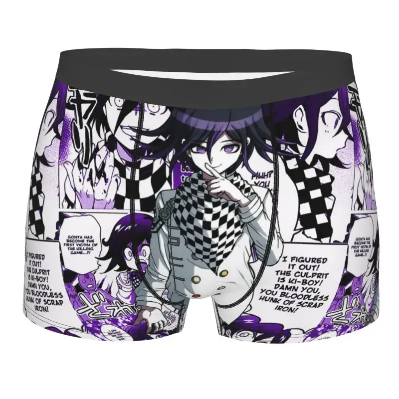 Kokichi Ouma Manga Anime Print Men Boxers Shorts Panties Underwear Soft Breathable Underpants Large Size Boxer Briefs for Boys — image 1