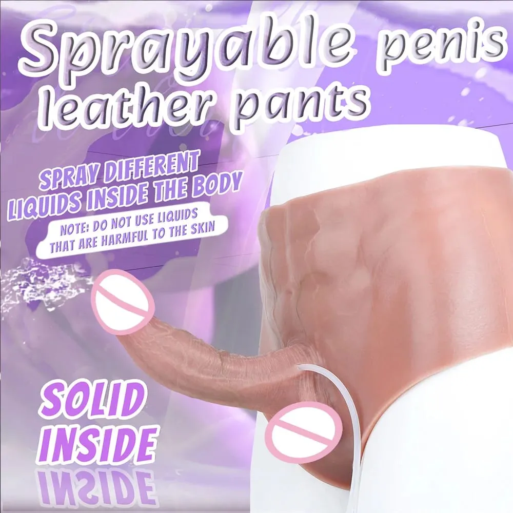 Silicone Anal Plug Squirting Dildo Panties With Abdominal Muscles Solid Penis Vaginal Anal Masturbator Sex Toy For Female — image 5