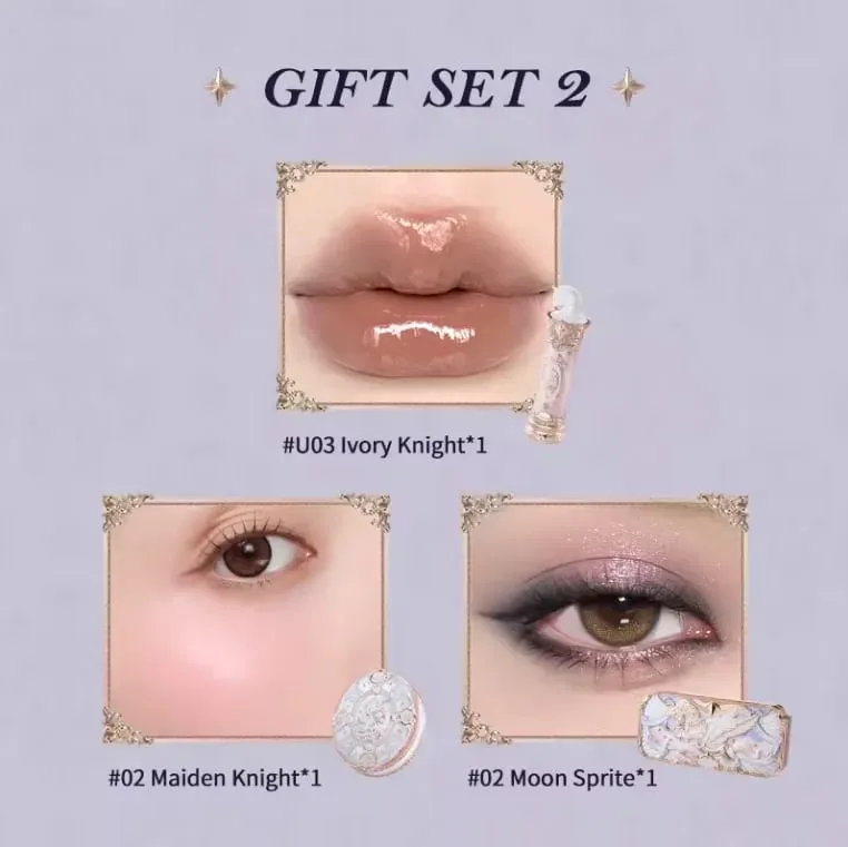 Flowerknows Dárková krabička Makeup Set Little Angel Full Box Glaze Lipsher Shell Šperky Flower Know Dárková sada k narozeninám — image 10