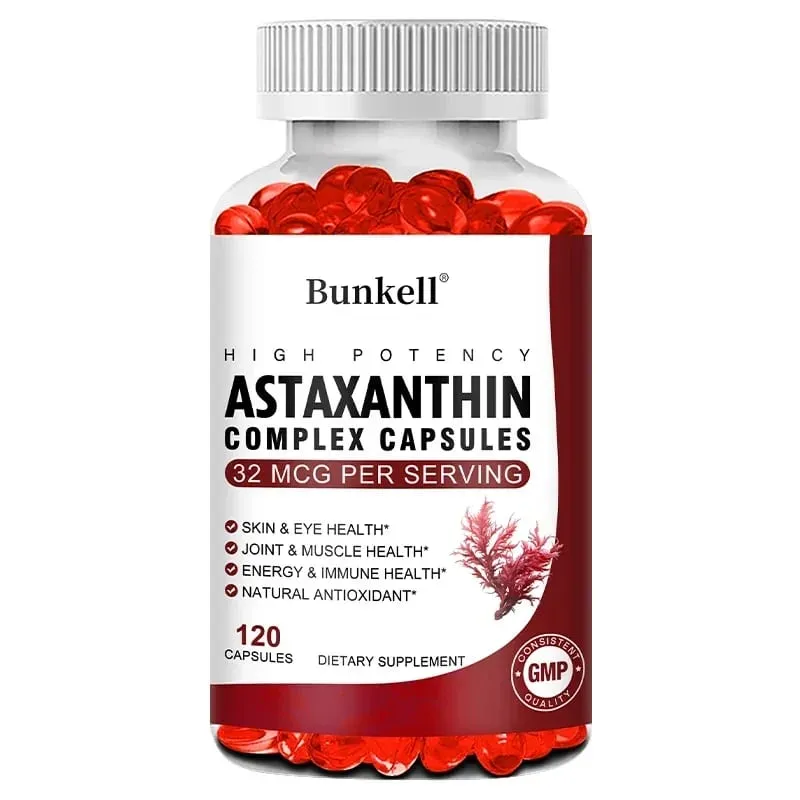 Antarctic Krill Oil 120mg Astaxanthin 32mcg Capsules(EPA DHA) Support Joint and Skin Immunity Cardiovascular Health — image 8