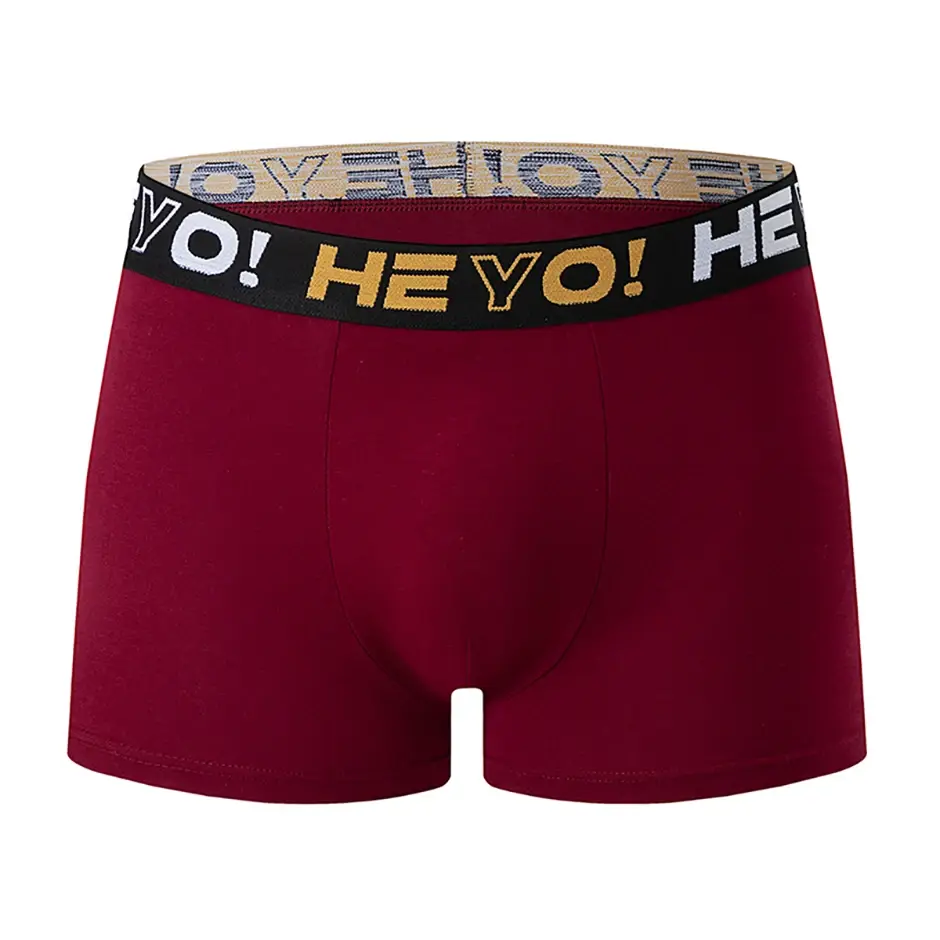 4/10 Piece Set Of Multi-color Men's Underwear Comfortable And Soft Cotton Flat Angle Pants Elastic Waist Sports Base Shorts — image 18