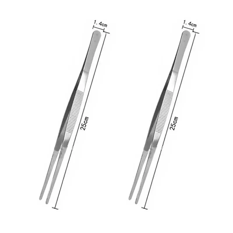 Stainless Steel Multifunction Barbecue Tongs Food Clip BBQ Kitchen Gadgets Cooking Tweezers Buffet Tool CFQJ006 — image 19