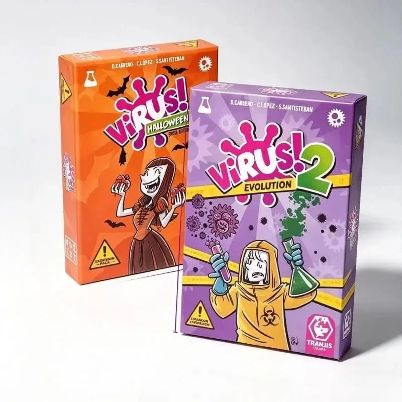 2026 Family Strategy Card Game Set Virus Series 1&2 & Halloween Adult Party Board Game Youth Group Interactive Entertainment — image 12