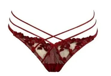 Summer Lace Embroidery Cross Tie Lingerie Set Sheer Mesh Push Up Bra Comfortable Daily Wear Underwear for Women Size 32-38