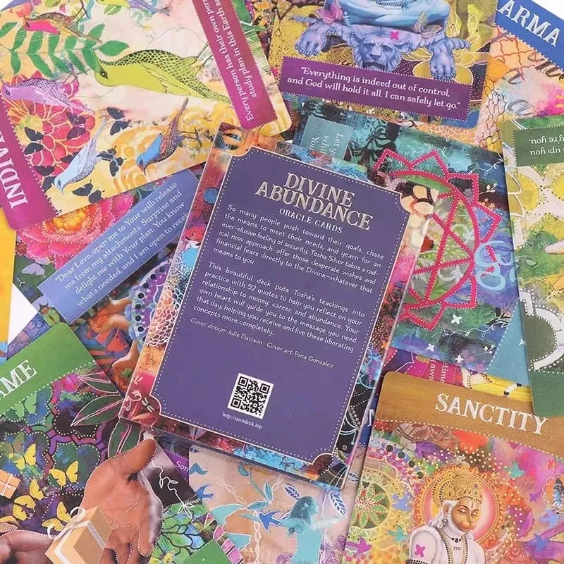 Divine Abundance Oracle Deck English Explanation Oracle Tarot Card For Divination Fate Beginners Tarot D — image 3