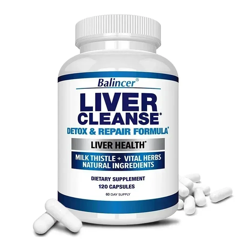 Liver Cleanse Detox & Repair Fatty Liver Formula - Milk Thistle Silymarin Artichoke Extract Dandelion - Liver Health — image 9