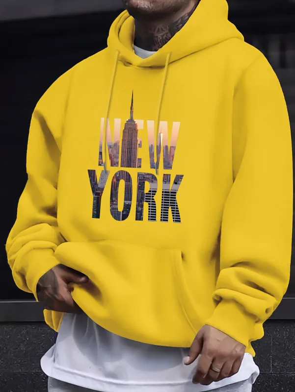 Men's Casual Hooded Sweatshirt - Spring/autumn Style - Youthful & Stylish — image 3