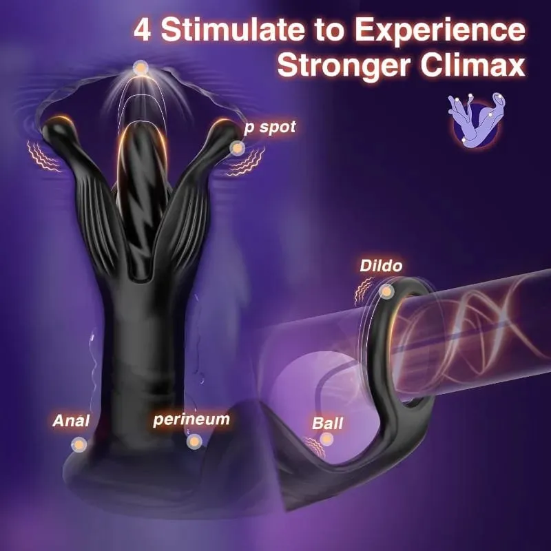 APP Controls Mens Anal Plug Vibrator Thrusting Vibrating Women Clit G-spot Butt Plug Stimulator Prostate Massager Couple Sex Toy — image 5