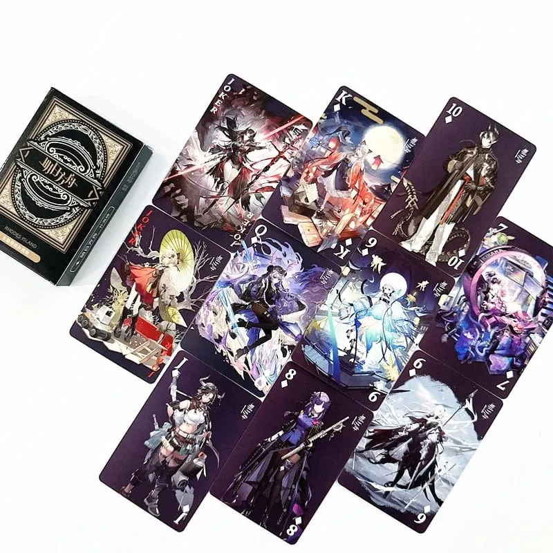 54PCS Arknights Game Character Poker Playing Cards Limited Edition Collectible Photo Fans Collection Gift — image 2