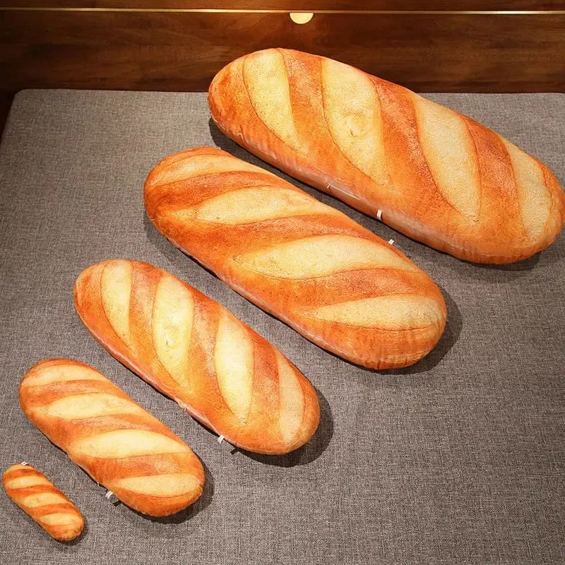 Wholesale Giant Bread Plush Long Pillow Toy Soft Funny Simulation Food Toy Creative Cushion Birthday Present Christmas Gift — image 7