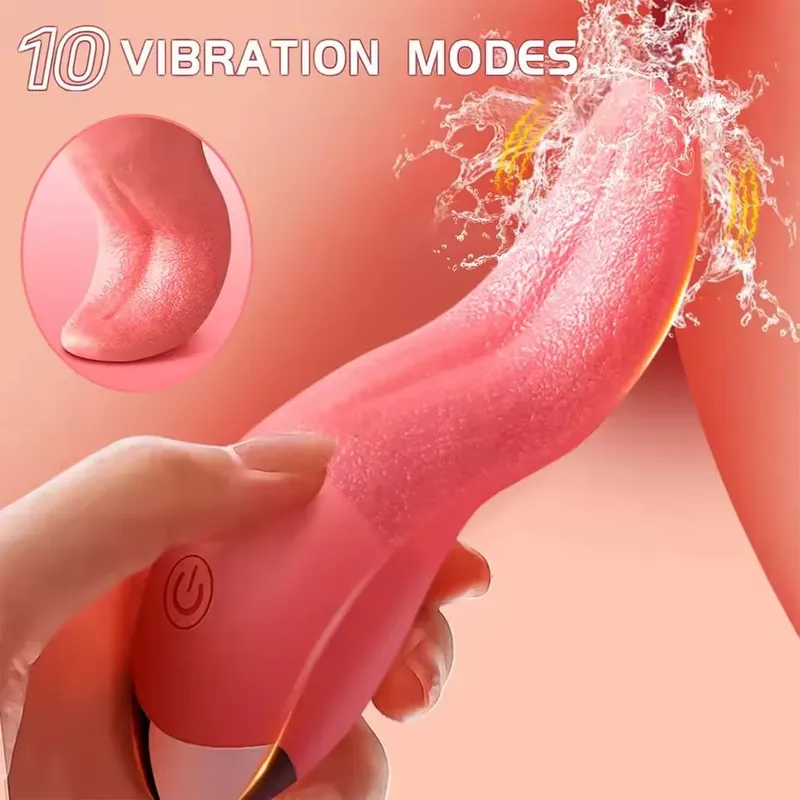 Napakahusay na Sucking Vibrator para sa Babae Dila Dila Clitoris Stimulator Sucker Vagina Massager Masturbation Pang-adultong Sex Toys Mga Laruan — image 8