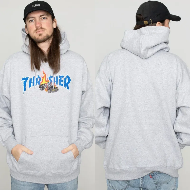2026 Hot Thra Hoodies Sher Skateboard Collection Sweatshirt Graphic Printing High-end Luxury Unisex Style Both of Men and Women — image 3