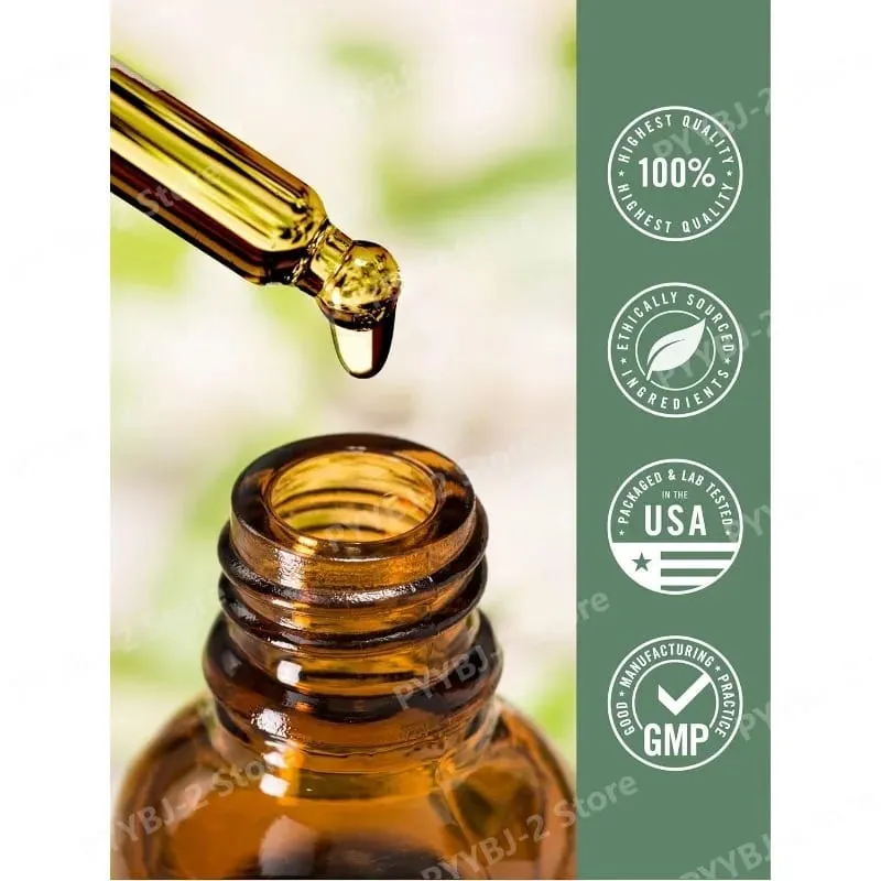 Óleo orgânico de orégano líquido gotas vegan suplemento de ervas saúde não-gmo sem glúten suporte nutricional diário 60ml por garrafa — image 5