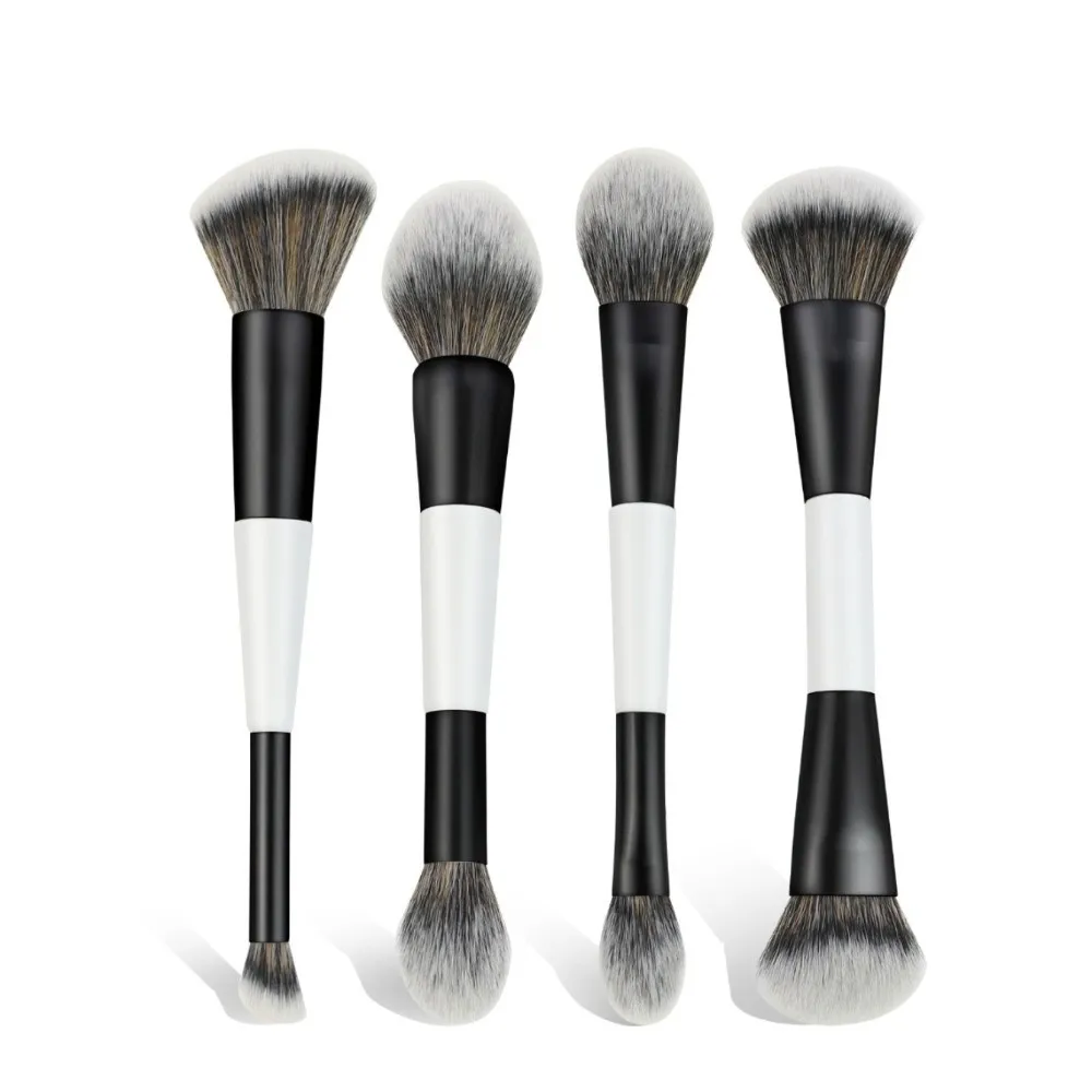 Dual-Ended F4 Contour Face Brush High Coverage Multi-purpose Eyeshadow Concealer Brushes Cosmetic Beauty Powder Blush Brush — image 1