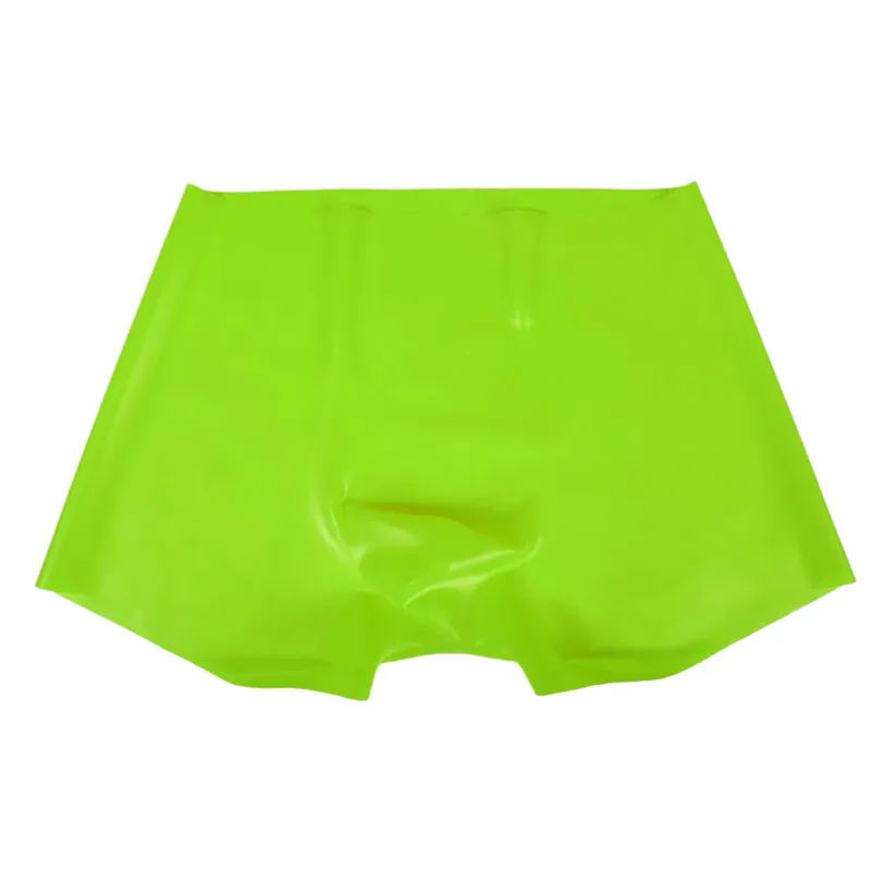 Mens Latex Boxer Briefs Underpants See-Through Rubber Safety Panties Low Waist Seamless Underwear for Sensory Appeal — image 13