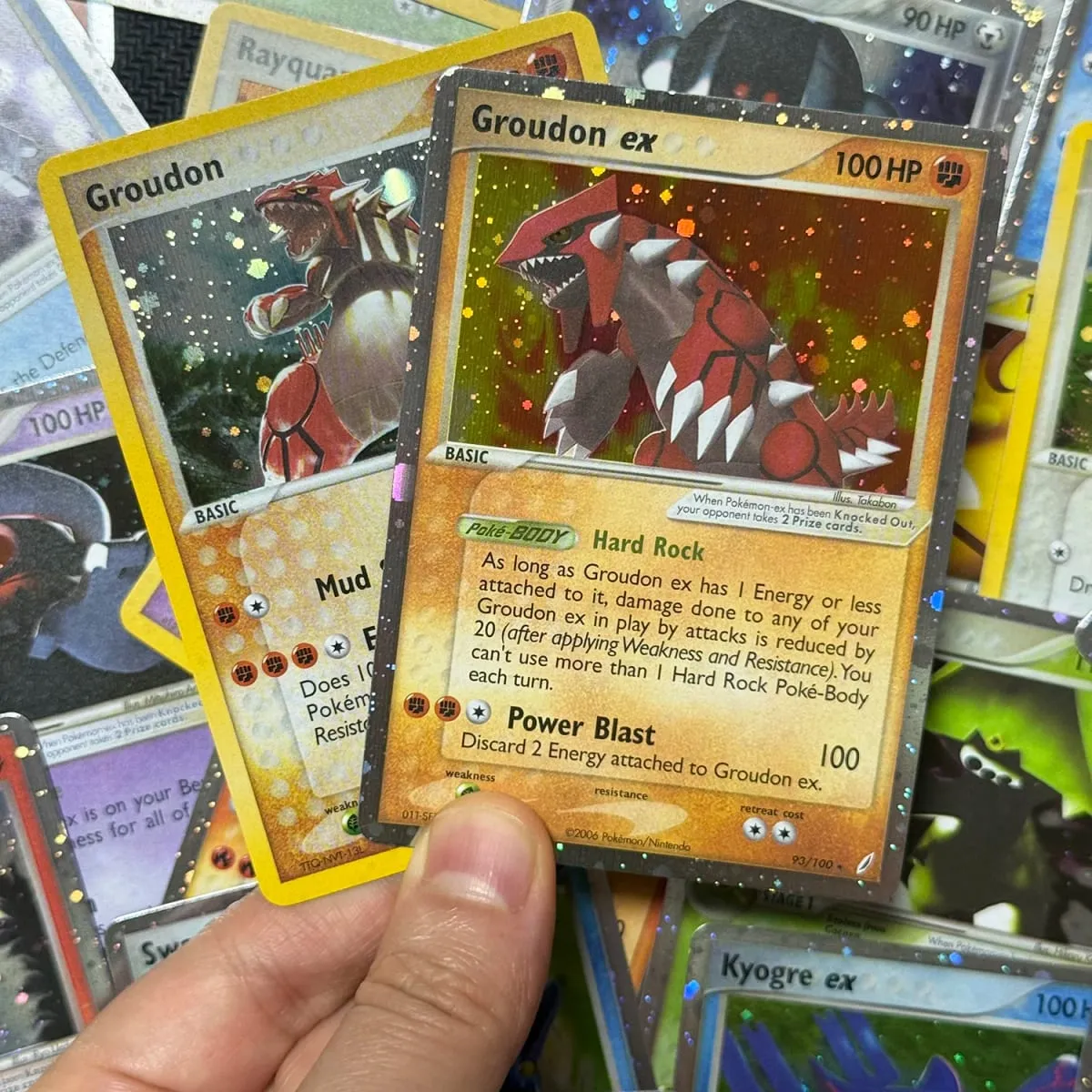 Proxy Cards Holographic Emerald Cacturne Rayquaza Hidden Legends Kyogre Crystal Guardians Alakazam Star Flareon Metagross — image 4