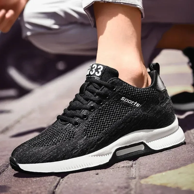 Men Increase Insole 6CM Sports Casual Height Shoes 48 Men Sneakers Elevator Shoes Hidden Heels Breathable Heightening Shoes — image 5