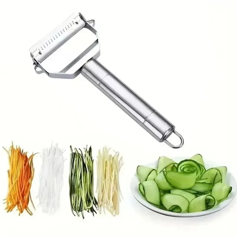 1pc Kitchen Vegetables Fruit Peeler Vegetable Slicer High Quality Stainless Steel Potato Cucumber Carrot Grater Julienne Peeler — image 6