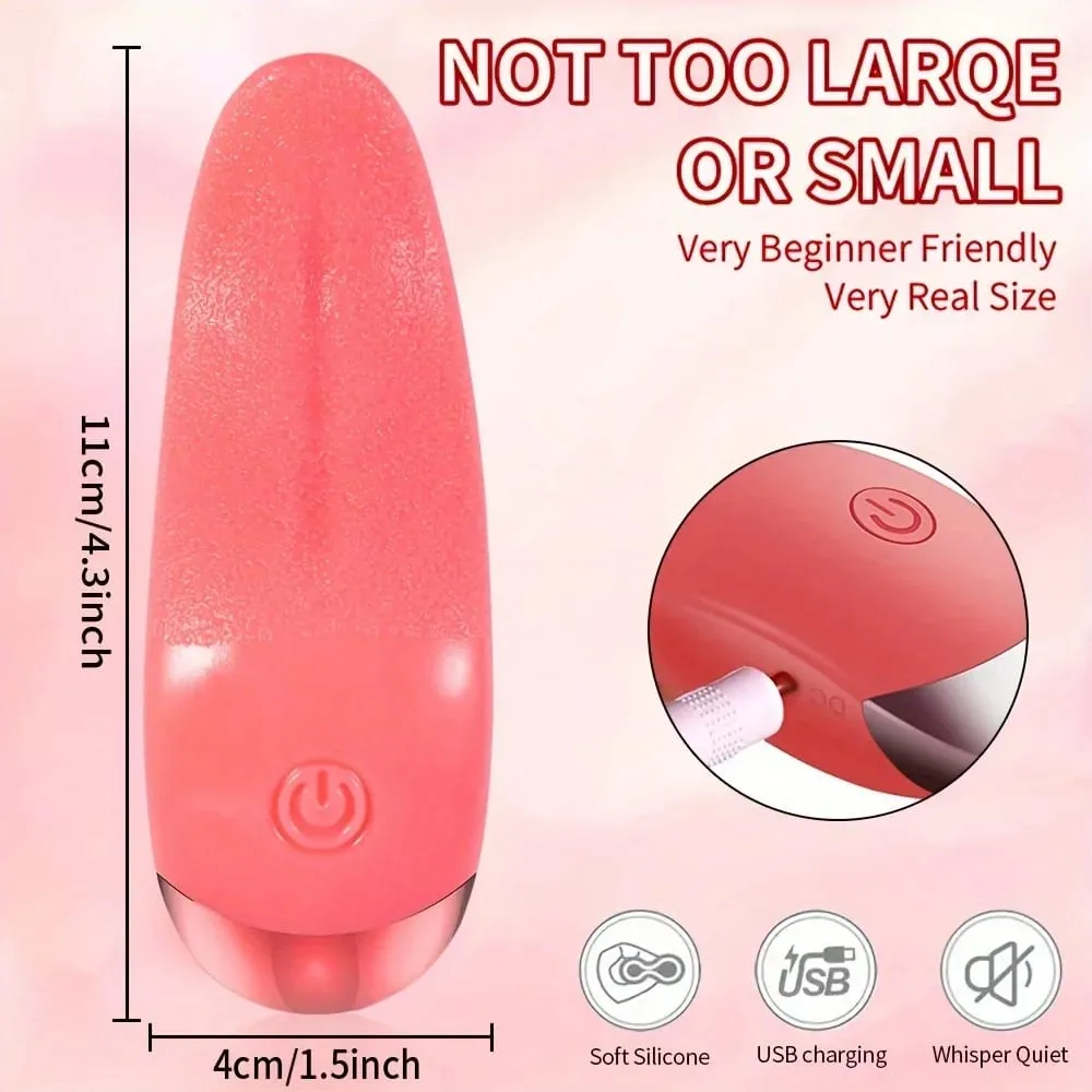 Clitoral Nipple Licking Vibrator Vaginal Anal Orgasm Stimulator na may 10 Vibration Mode Mga Pang-adultong Sex Toys para sa Mag-asawang Pleasure Game — image 5