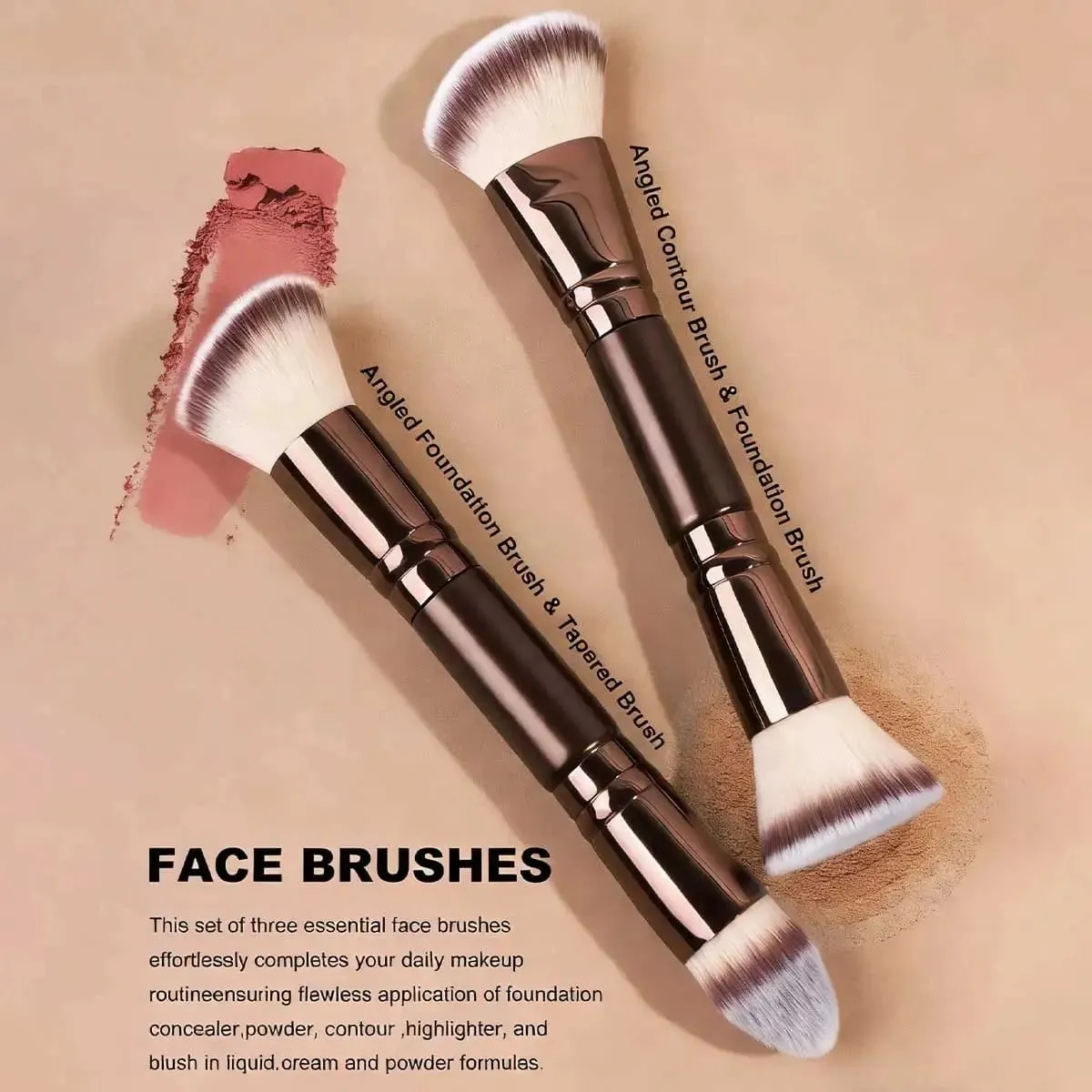 6/7/11PCS Professional Makeup Brush Set Foundation Concealer Powder Eyeshadow Blush Kabuki Blending Brushes — image 3
