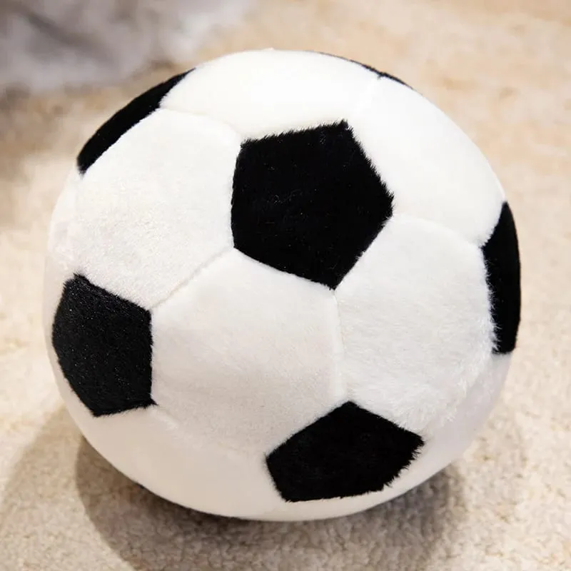 15/20/25cm Lovely Football Plush Dolls Kawaii Ball with Colorful National Flag Stuffed Soft Pillow Soccer Plushie Toy — image 8