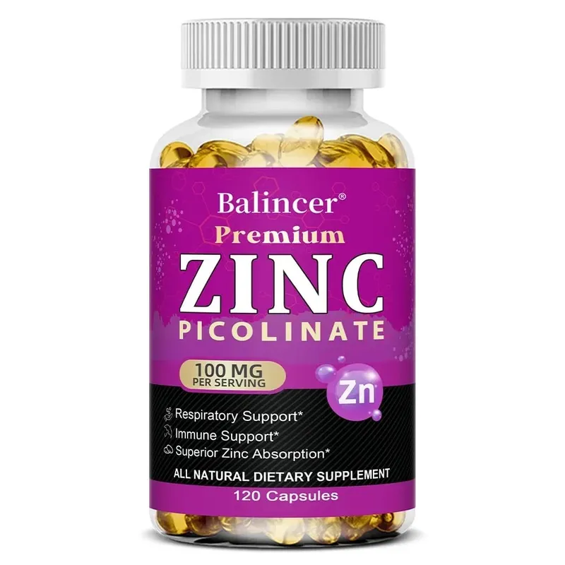 Zinc Picolinate 100 Mg - Pinapalakas ng Superior Zinc Absorption ang Immune Support Sleep & Energy Supports Respiratory Health