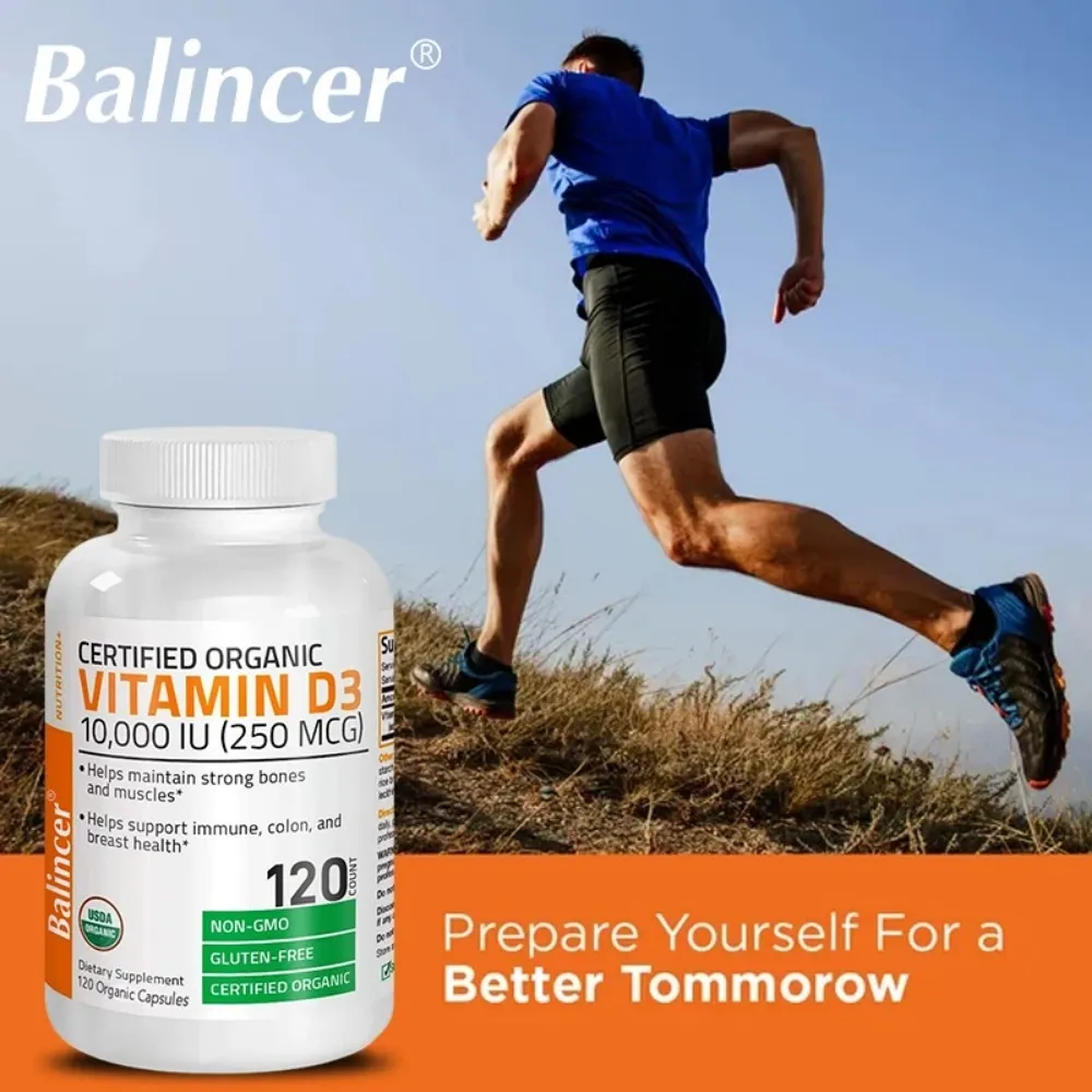 Vitamin D3 - Promotes Healthy Muscle Function and Immune Support Strong Bones and Nervous System Health 120 Capsules — image 6