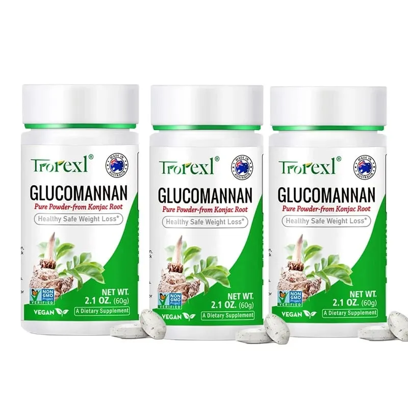 100PCS Glucomannan Powder Pagbaba ng Timbang| Vegan at Vegetarian | Non-GMO Gluten Free — image 7