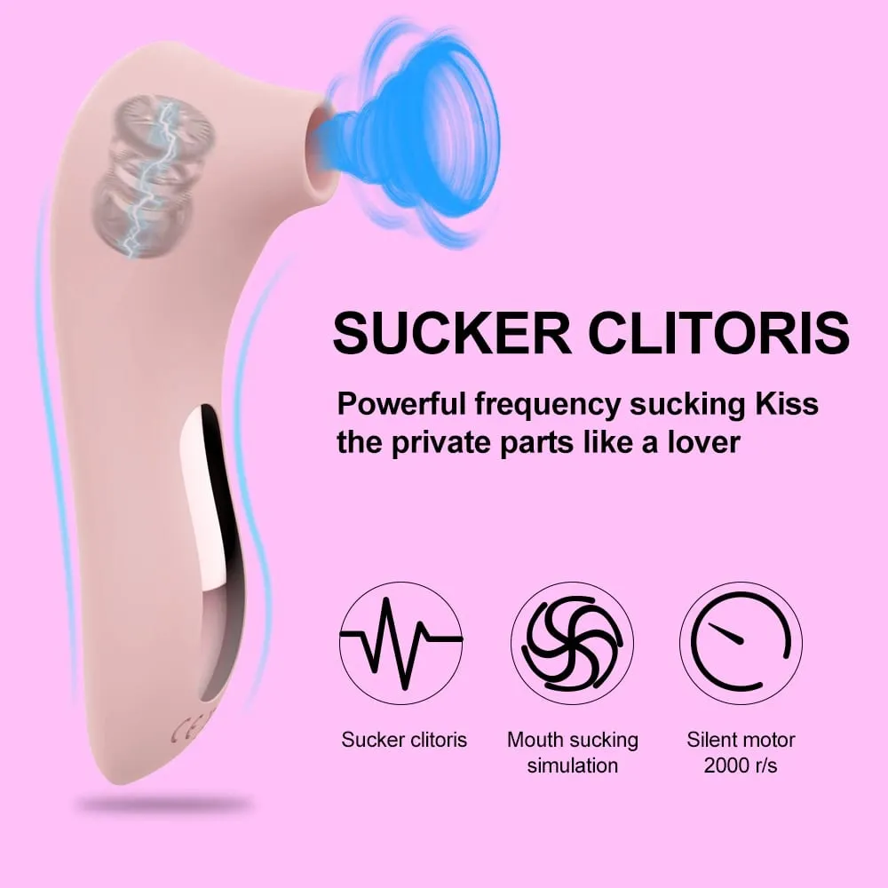 Powerful Clit Sucker Vacuum Vibrator Clitoris Sucking Nipple Sucking Tongue Vibrating Oral Licking Sex Toys for Adult Women — image 3