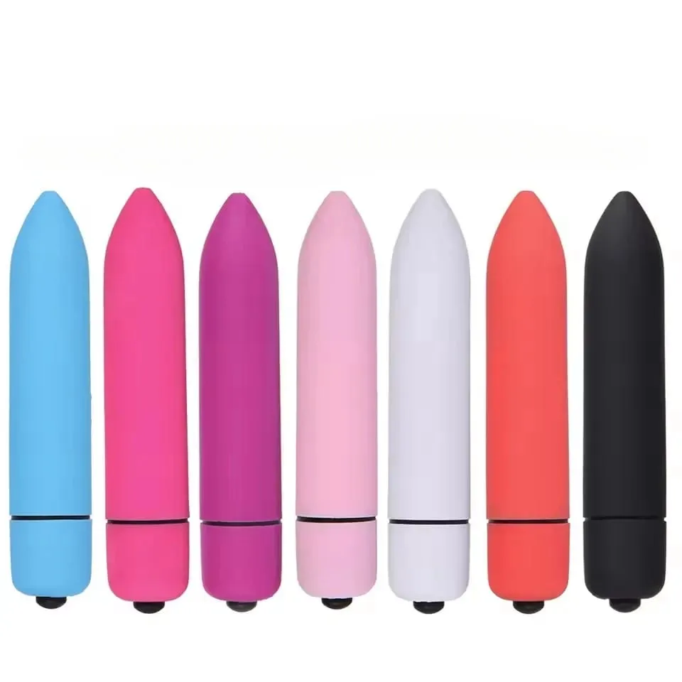10 hastigheter Mini Bullet Vibrator Vibration G Spot Klitoris Anal Stimulator Vagina Massager Vuxenspel AV Stick Sexleksaker för kvinnor — image 2