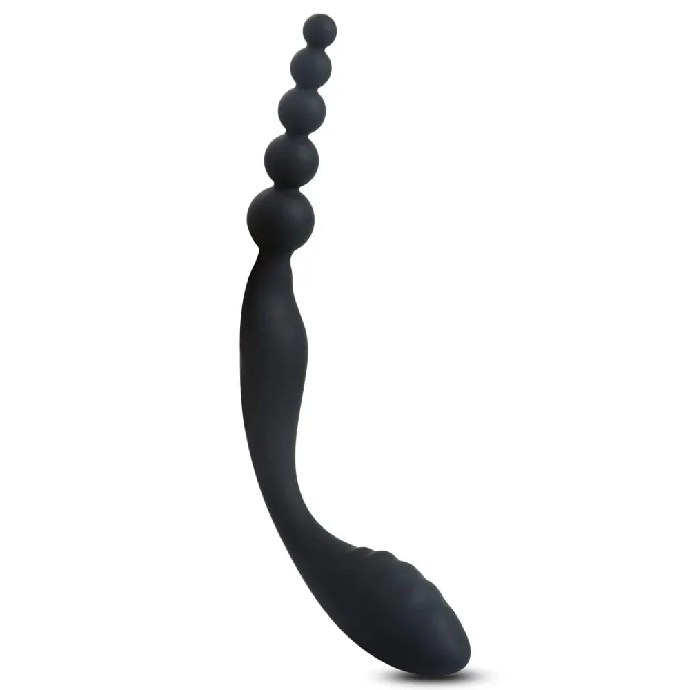 Dual Head Anal Beads Plug Prostate Massager Vaginal Butt Plug Stimulator Adults Sex Toys For Women Men Gay Anus Massage Dilator — image 5