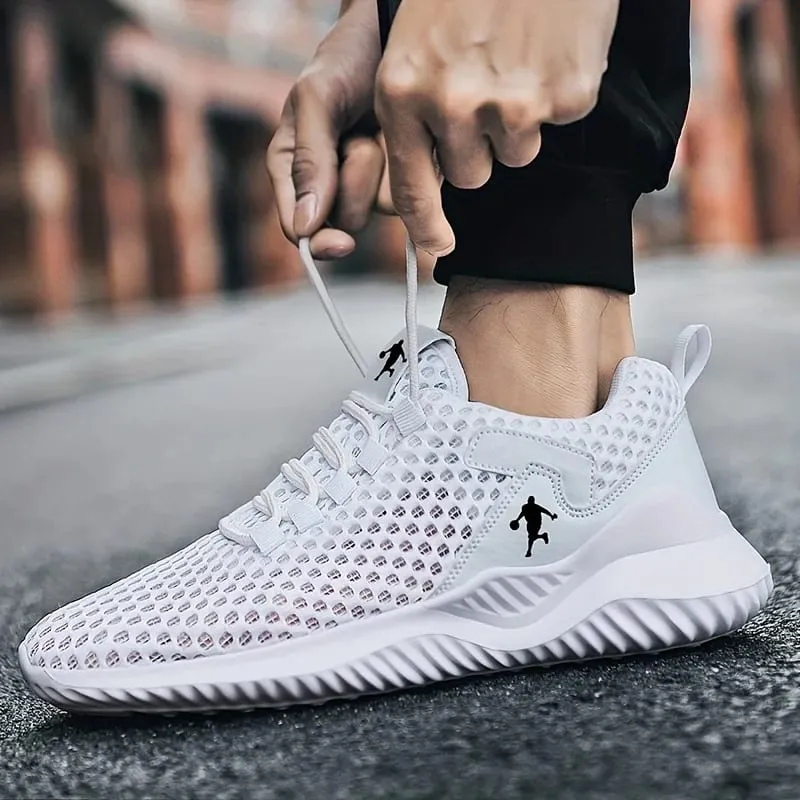 Men Shoes Sneakers Breathable Comfortable Casual Running Shoes Luxury Tenis Sneaker Male Footwear 2026 Summer Men Tennis Shoes — image 5