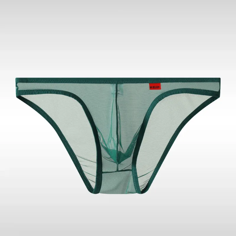 Men's Underwear Ultra-Thin Mesh Transparent Triangular Briefs Sexy Underpanties — image 4