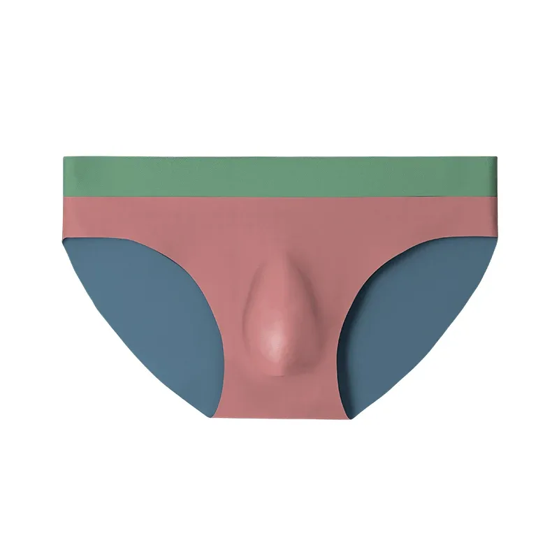 Roupa interior sem costura de seda gelo masculina 3d perfuração triângulo shorts verão cuecas finas meninos shorts esportivos 3256808552917215 — image 11