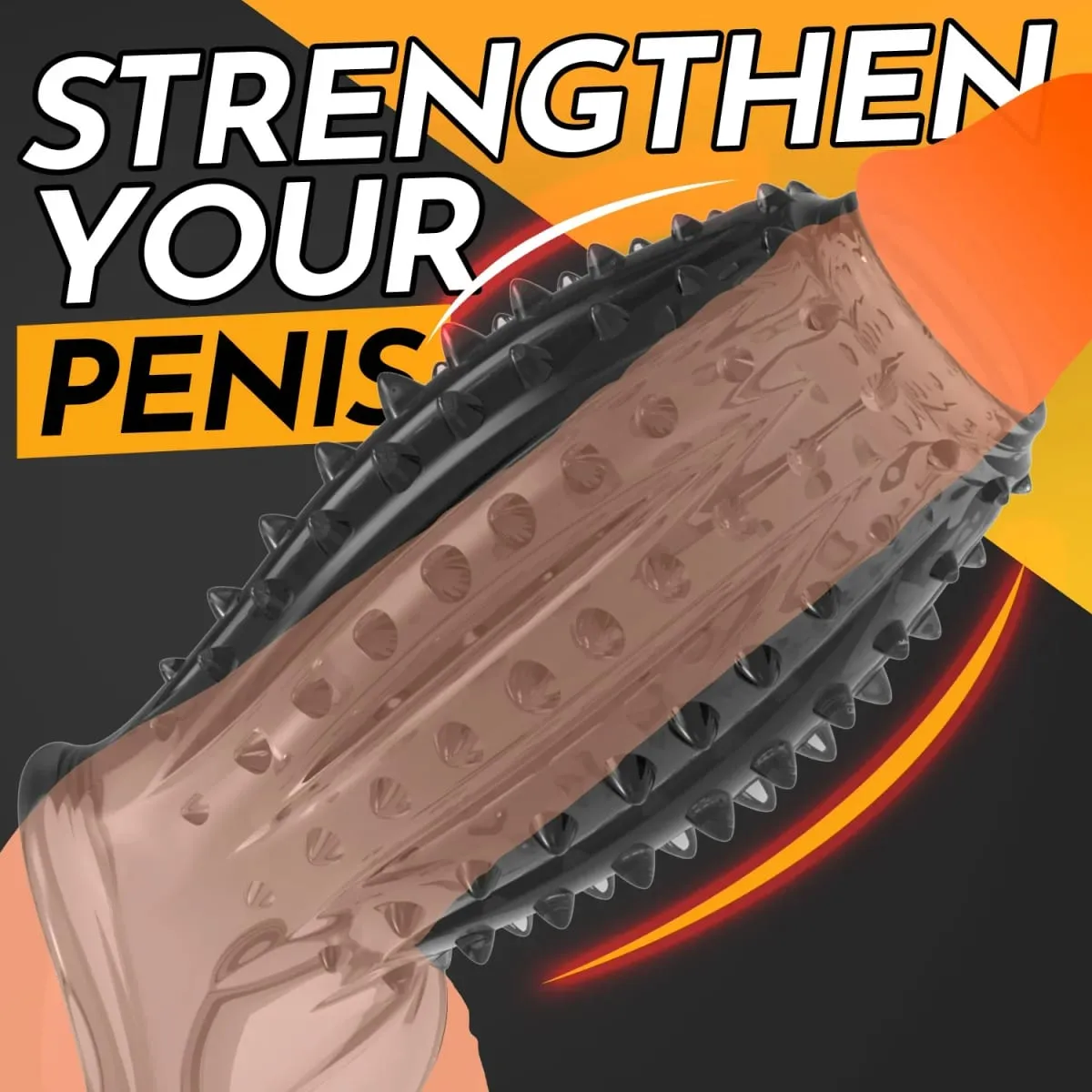 G-spot stimulate Penis Enlargement Sex Toys For Men Cock Ring Stretcher Extender Sleeve Reusable Condoms Goods Adults Products — image 3