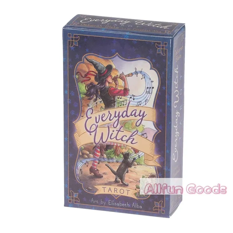 [TG835]1Box Book in English Language Everyday Witch for Beginners Board Games Astrology Divination Cards Tools
