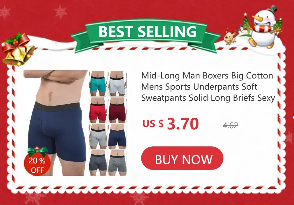 1 Pc Grote Onderbroek Effen Pyjamabroek Thuis Plus Size Boxers Korte Voor Mannen Hoge Taille Allo Broek Katoenen Broek slaap Bodems — image 10