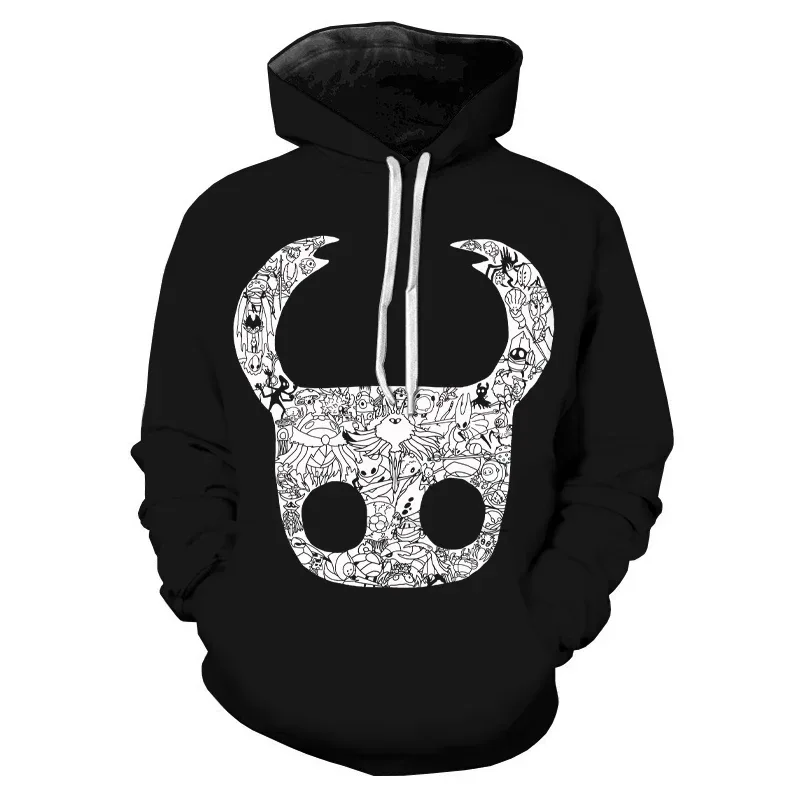 Hollow Knight Game 3D Print Hoodies Men Women Casual Fashion Oversized Sweatshirts Hoodie Harajuku Pullovers Tracksuit Clothing — image 8