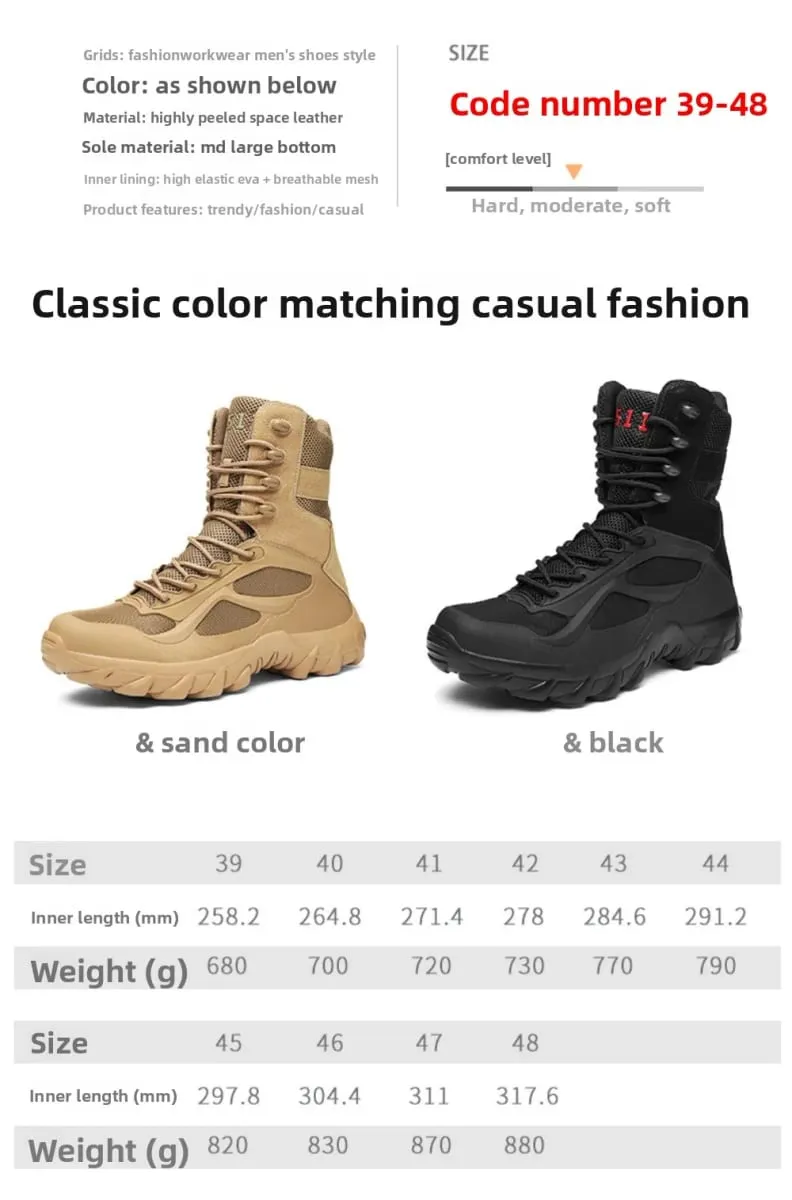 Magnum Large Size High Top Tactical Boots Breathable Military Combat Boots for Outdoor Hiking Durable Training Boots Anti slip — image 5