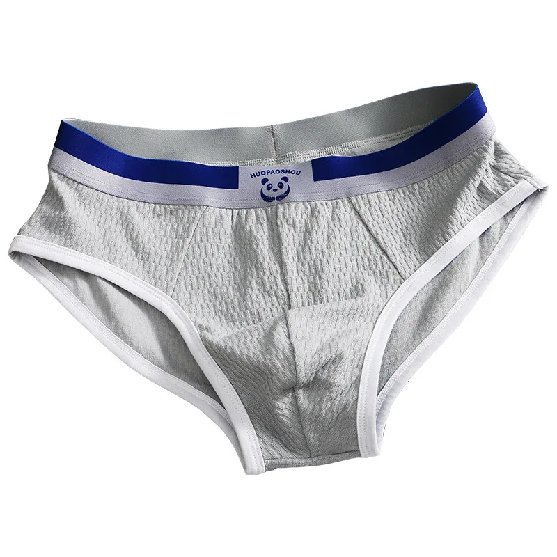 Mga Bagong Panti ng Lalaki Mga Lalaki Sexy na Kasuotang panloob na Teenage Cotton Panties Triangle Pants Malaking Sukat Simple Breathable Manipis na Tide Shorts — image 6