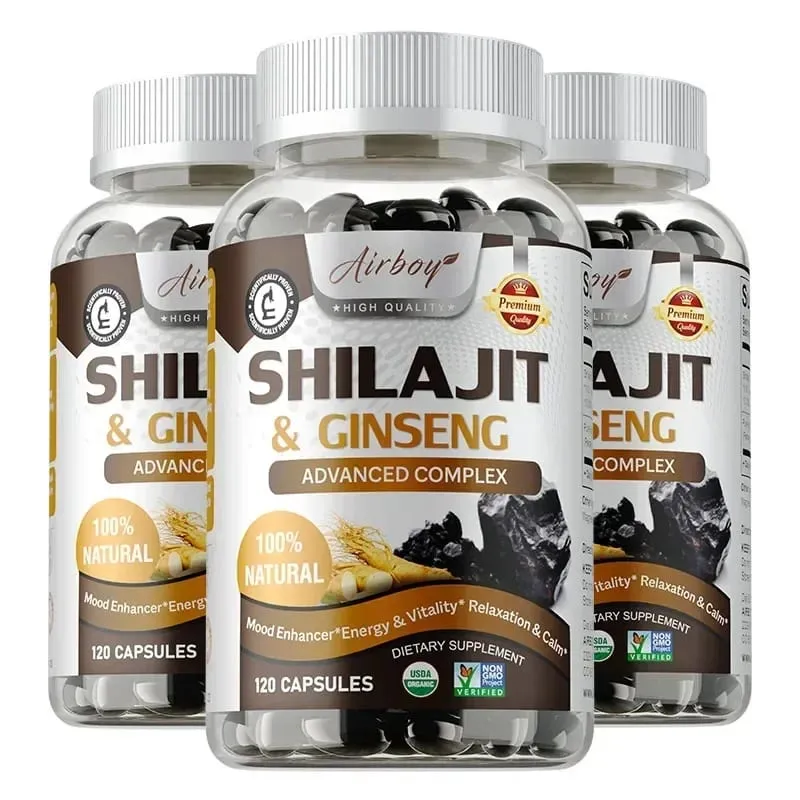 Shilajit & Ginseng - Energy & Vitality Support Improve Mental Clarity Immune Support Increase Endurance Muscle Growth — image 10