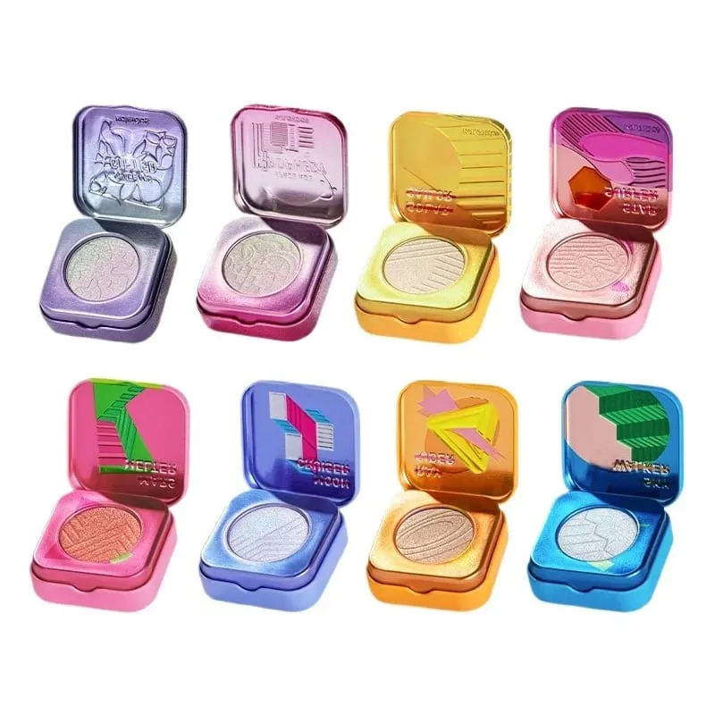 Kaleidos Chameleon Face Eye Makeup Set Gel Eyeliner Pensil Chameleon Eyeshadow Highlighter Chrome Glitter Diamond Powder — image 3