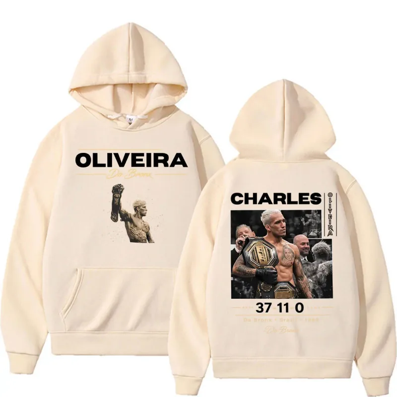 Do Bronx Brazil Charles Oliveira Graphic Sweatshirts Men Women Fashion Harajuku High Street Hoodies Cozy Fleece Oversized Hoodie — image 6